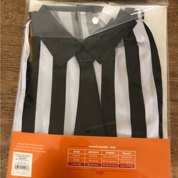 HYDE & EEK! Striped Jumpsuit. Kids Large - Picture 2 of 5